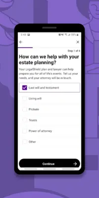 My LegalShield android App screenshot 2